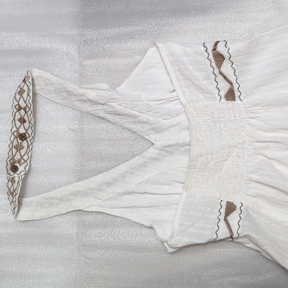 Mai Tai Women's White Halter Top Size Large - Picture 3 of 14
